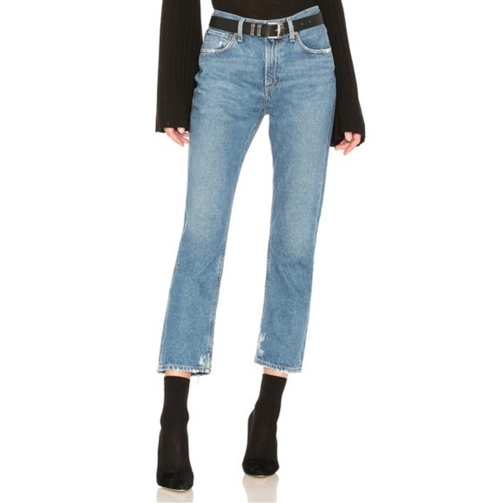 AGOLDE Cigarette Low Slung Straight Leg REVOLVE